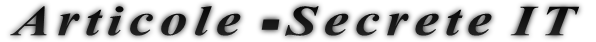 Articole -Secrete IT